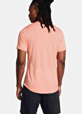 Turuncu Erkek Yuvarlak Yaka Normal Kalıp Baskılı T-Shirt 1381050-897 UA M's Ch. Pro Train SS
