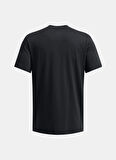 Siyah Erkek Yuvarlak Yaka Normal Kalıp T-Shirt 1387107-001 Curry Hvyweight Logo Te