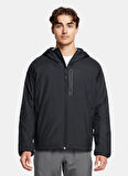 Siyah Erkek Fermuarlı Yaka Normal Kalıp Zip Ceket 1388902-001 UNSTOPPABLE INS JACKET