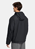 Siyah Erkek Fermuarlı Yaka Normal Kalıp Zip Ceket 1388902-001 UNSTOPPABLE INS JACKET