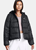 Siyah Kadın Fermuarlı Yaka Normal Kalıp Zip Ceket 1389183-001 LW INSULATE JACKET