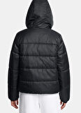 Siyah Kadın Fermuarlı Yaka Normal Kalıp Zip Ceket 1389183-001 LW INSULATE JACKET