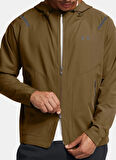 Kiremit Erkek Fermuarlı Yaka Normal Kalıp Zip Ceket 1389354-498 UA Unstoppable Jacket L