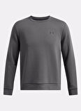 1389351-025 UA Unstoppable Flc Crew Gri Yuvarlak Yaka Fitted Erkek Sweatshirt