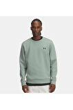 Erkek UA Unstoppable Fleece Bisiklet Yaka EU Sweatshirt 1389351-348