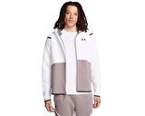 Under Armour Ua Unstoppable Flc Erkek Günlük Polar Ceket 1389352-015 Beyaz