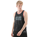 A6000369-001 Under Armour Zone Pro Mesh Tank Printed Erkek T-Shirt Siyah