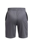 Under Armour Lastikli Bel Normal Gri Erkek Çocuk Şort 1383333-025-UA Tech Logo Shorts