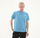 A1382796-452 Under Armour Ua Tech Textured Ss Erkek T-Shirt Mavi