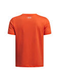 Under Armour Baskılı Kırmızı Erkek Çocuk T-Shirt 1390003-847-UA B SPLIT BIG LOGO SS