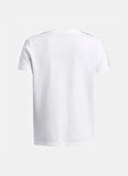 Under Armour Düz Beyaz Erkek Çocuk T-Shirt 6001583-100-UA B Sportstyle Taped S