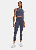 Under Armour 1389570-044 UA Run 96 Tights Gri Düz Kadın Tayt