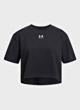 Under Armour Düz Siyah Erkek Çocuk T-Shirt 1389755-001-UA Rival SS