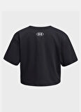Under Armour Düz Siyah Erkek Çocuk T-Shirt 1389755-001-UA Rival SS