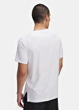 1389802-100 UA LAUNCH ELITE SHORTSL Yuvarlak Yaka Fitted Beyaz Erkek T-Shirt
