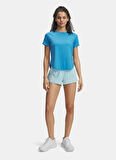 1386330-494 UA Launch Pro 2'' Short Fitted Açık Gri Kadın Şort