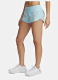 1386330-494 UA Launch Pro 2'' Short Fitted Açık Gri Kadın Şort
