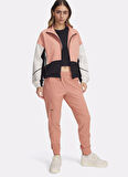 1376926-698 UA Unstoppable Jogger Lastikli Bel Loose Fit Pembe Kadın Eşofman Altı