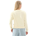 000JF5E301-R Vans W Essentıal Ft Rlx Crew Kadın Sweatshirt Krem