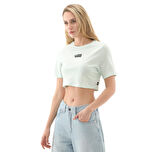000GFFRNE1-R Vans Flying V Crew Crop Iı Kadın T-Shirt Yeşil