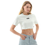 000GFFRNE1-R Vans Flying V Crew Crop Iı Kadın T-Shirt Yeşil