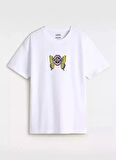 Vans VN000NXCWHT1-ETHEREAL OS SS Beyaz Yuvarlak Yaka Normal Düz Kadın T-Shirt