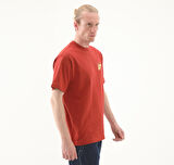 000K42E2Z1-R Vans Brush Script Loose Ss Erkek T-Shirt Turuncu