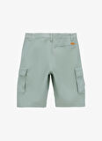 Timberland BROOKLINE Twill Cargo Short Yeşil Normal Bel Rahat Düz Erkek Kargo Şort