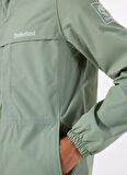 Timberland BENTON Waterproof Shell Jacket Yeşil Dik Yaka Normal Düz Erkek Yağmurluk