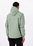 Timberland BENTON Waterproof Shell Jacket Yeşil Dik Yaka Normal Düz Erkek Yağmurluk