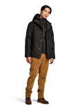 Timberland BENTON Waterproof Shell Jacket Siyah Dik Yaka Normal Düz Erkek Yağmurluk