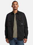 Timberland Utility Overshirt Siyah Düz Erkek Gömlek