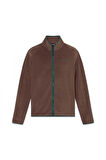 Timberland Tb0A2Q7C Polartec 100 Full Zip Fleece Ceket Kahverengi Erkek Ceket