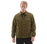 B0A5N463021-R Timberland Washed Duck Canvas Insulated Coach Jacke Erkek Yeşil