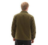 B0A5N463021-R Timberland Washed Duck Canvas Insulated Coach Jacke Erkek Yeşil