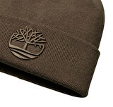 B0A65HPBK01-R Timberland 3D Embroidery Beanie Erkek Kahve