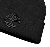 B0A65HP0011-R Timberland 3D Embroidery Beanie Erkek Siyah