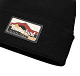 B0A663T0011-R Timberland Mountain Patch Beanie Erkek Siyah