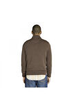 Timberland Tb0A2Bmx Williams River Cotton Yd 1/4 Zip Sweater Kahverengi Erkek Sweatshirt