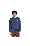 Timberland Tb0A6Hhk Tree Logo Patch Crewneck Mavi Erkek Sweatshirt