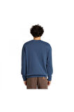 Timberland Tb0A6Hhk Tree Logo Patch Crewneck Mavi Erkek Sweatshirt