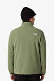 The North Face Glacıer Fleece 14 Zıp Erkek Yeşil Sweatshirt NF0A8D0QBO91