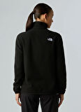 The North Face NF0A8D2JJK31-W GLACIER ZIP JACKET Siyah Fermuarlı Yaka Standart Düz Kadın Sweatshırt