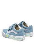 Vans Mavi Kız Çocuk Yürüyüş Ayakkabısı VN000D4DCFL1-Old Skool V Heart