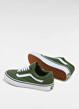 Vans VN000D2VZ3R1-Old Skool Yeşil Süet + Deri Kadın Lifestyle Ayakkabı