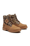 Timberland Tb0A5M5N Timberland Premium 6 Inch Lace Up Boot Bej Kadın Bot