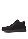 Timberland İnek Derisi + Poliüretan Siyah Erkek Bot HUDSON ROAD MID LACE UP GTX CHUKKA