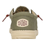 Erkek Oxford ( Klasik) HD.41873-337 Hey Dude Wally Waxed Canvas Olive