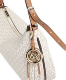Michael Kors Kadın Marka Logolu Ayarlanabilir Omuz Askılı Gold Aksesuar Detaylı Günlük Kullanıma Uygun Şık Görünüşlü Bej Omuz Çantası 30F5GY5M2B 149