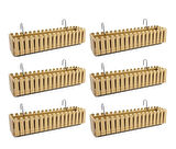 Omnipazar SO-İB03 Askılı Balkon Saksı Takım 14 lt Gold 6 Adet